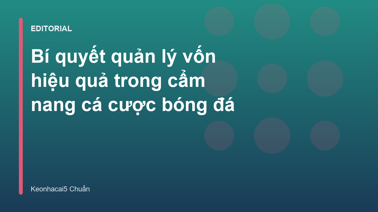 Người chơi bóng đá đang lập kế hoạch quản lý vốn